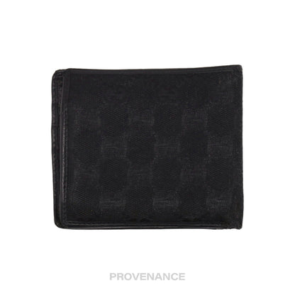 🔴 Gucci GG Bifold Wallet - Black  GG Canvas