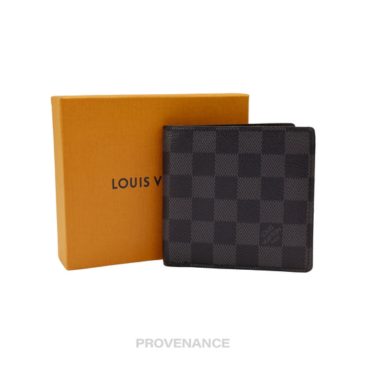 🔴 Louis Vuitton Marco Wallet - Damier Graphite