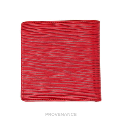 🔴 Louis Vuitton Marco Wallet - Red Epi Leather