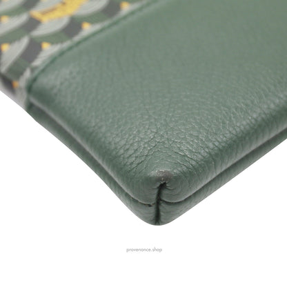 🔴 Faure Le Page Pochette Zip 29 - Empire Green Ecailles