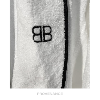 🔴 Balenciaga BB Robe - White French Terry