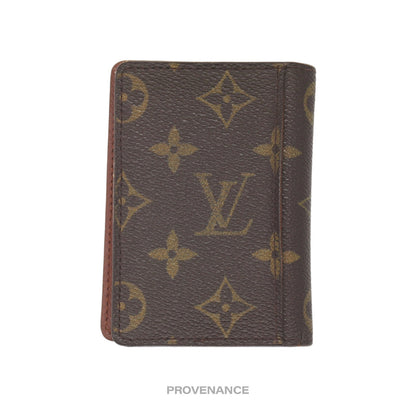 🔴 Louis Vuitton Pocket Organizer Wallet - Monogram