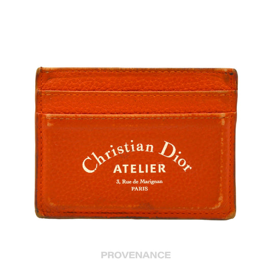🔴 Christian Dior Atelier Card Holder Wallet
