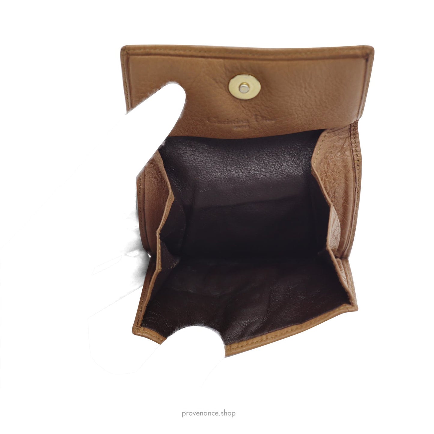 🔴 Dior Snap Wallet - Black Honeycomb Trotter