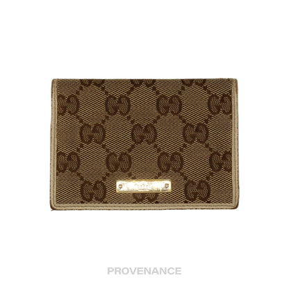 🔴 Gucci Pocket Organizer Wallet - GG Canvas Ivory