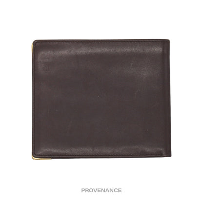 🔴 Givenchy Bifold Wallet - Chocolate Leather