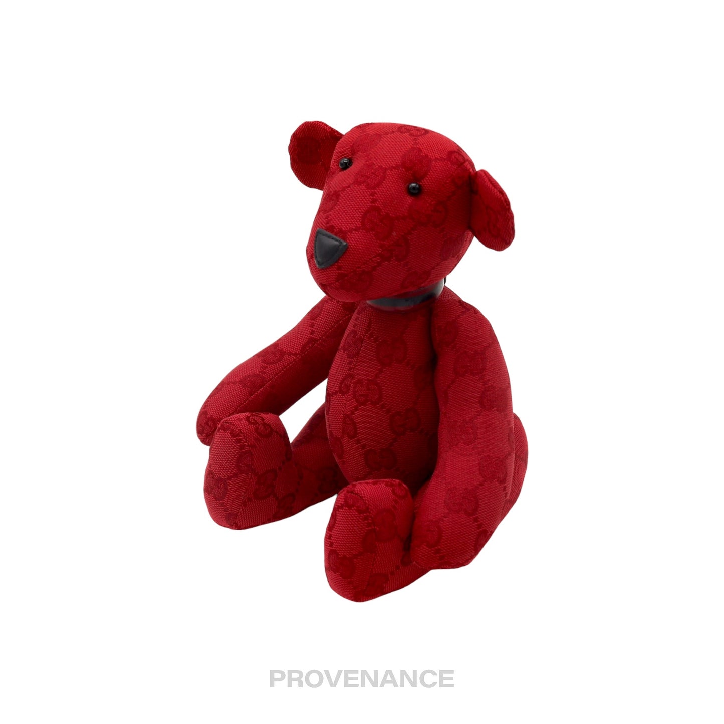 🔴 Gucci Teddy Bear - Red GG Canvas