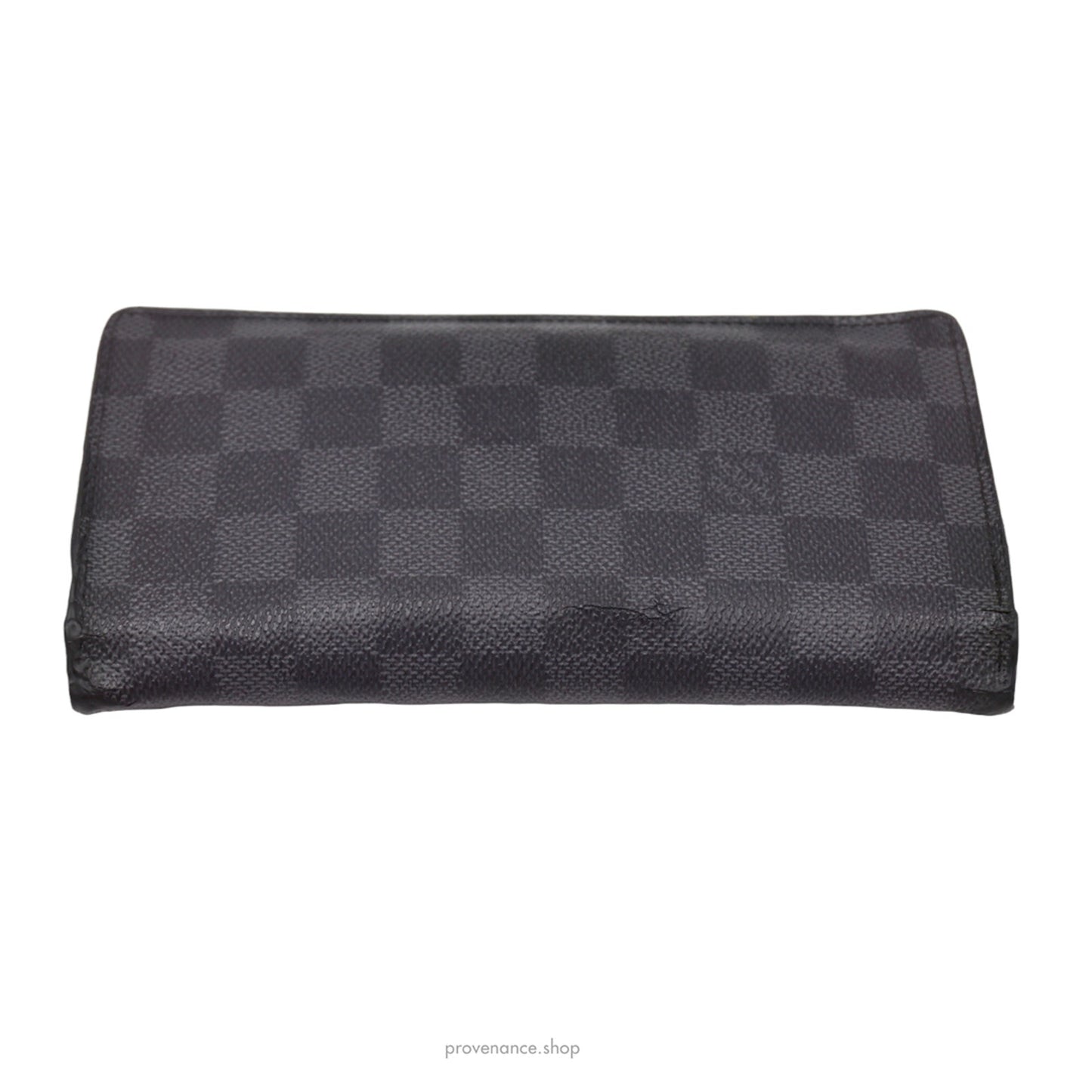 🔴 Louis Vuitton Brazza Long Wallet - Damier Graphite