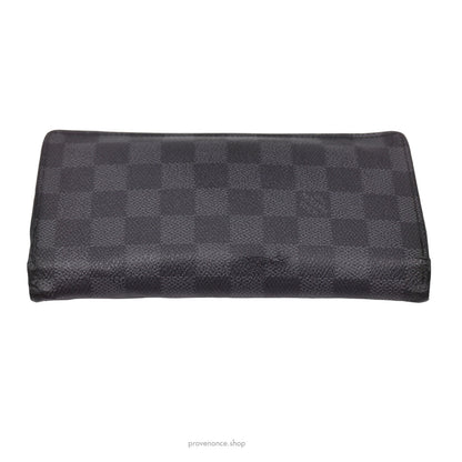 🔴 Louis Vuitton Brazza Long Wallet - Damier Graphite