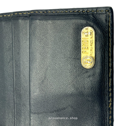 🔴 Fendi Bifold Wallet - FF Pequin