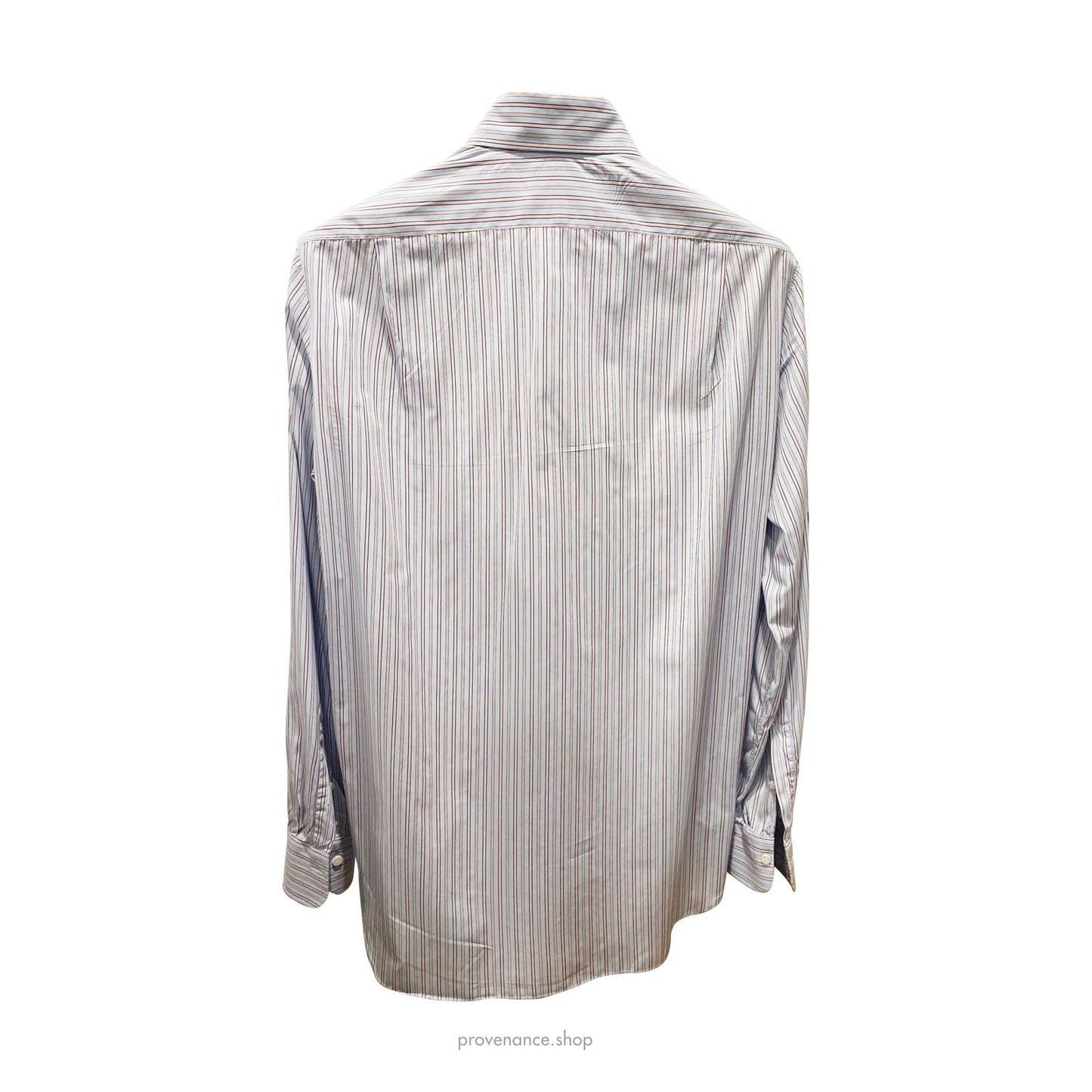 🔴 Barba Napoli Cotton Shirt - Striped