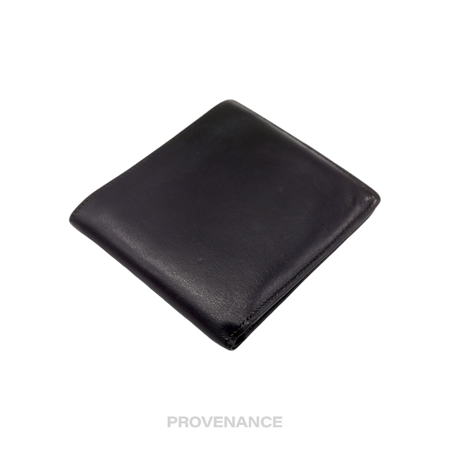 🔴 Hermès 10CC Compact Wallet - Black Noir Box Calfskin