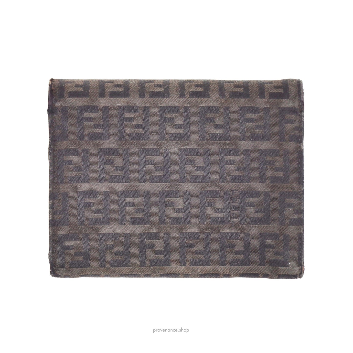 🔴 Fendi Trifold Wallet - Mini FF Zucca