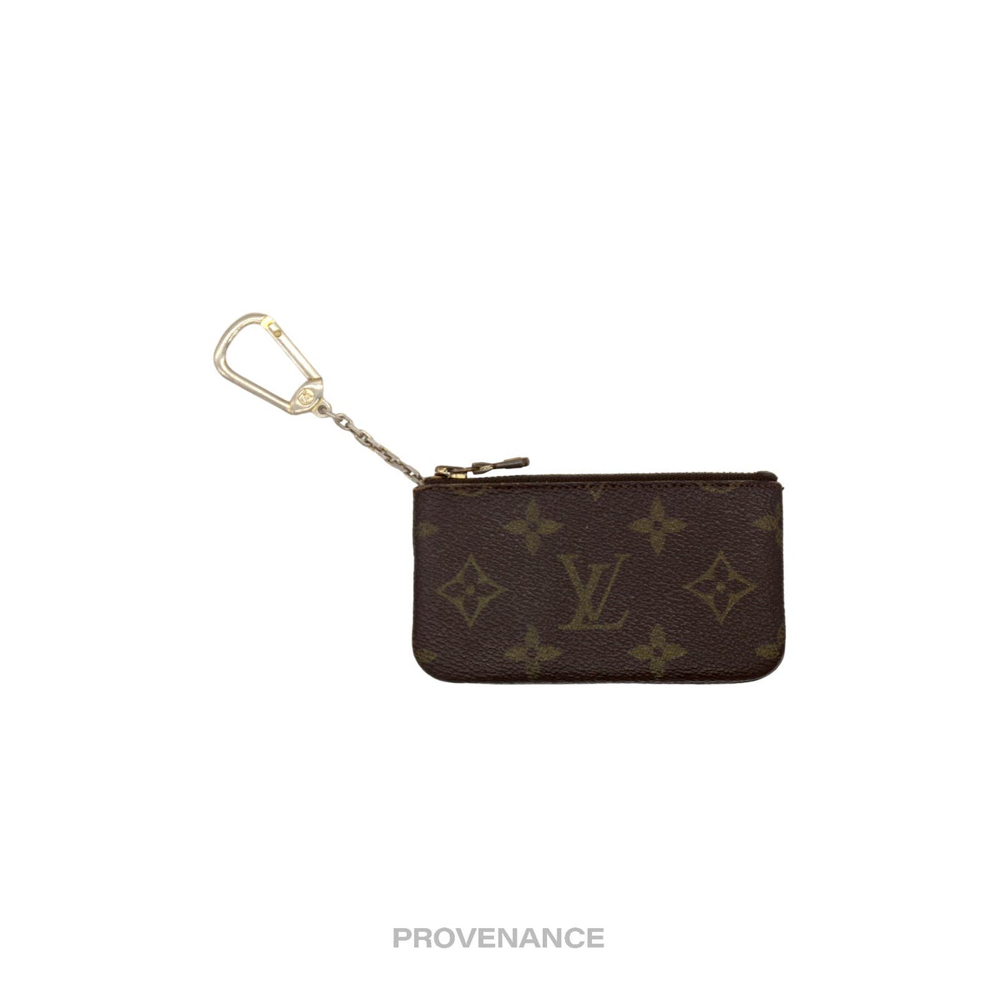 🔴 Louis Vuitton SMALL "f" Key Pouch Cles - Monogram