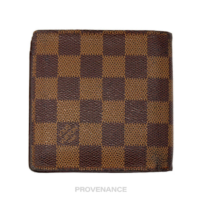 🔴 Louis Vuitton Marco Wallet - Damier Ebene