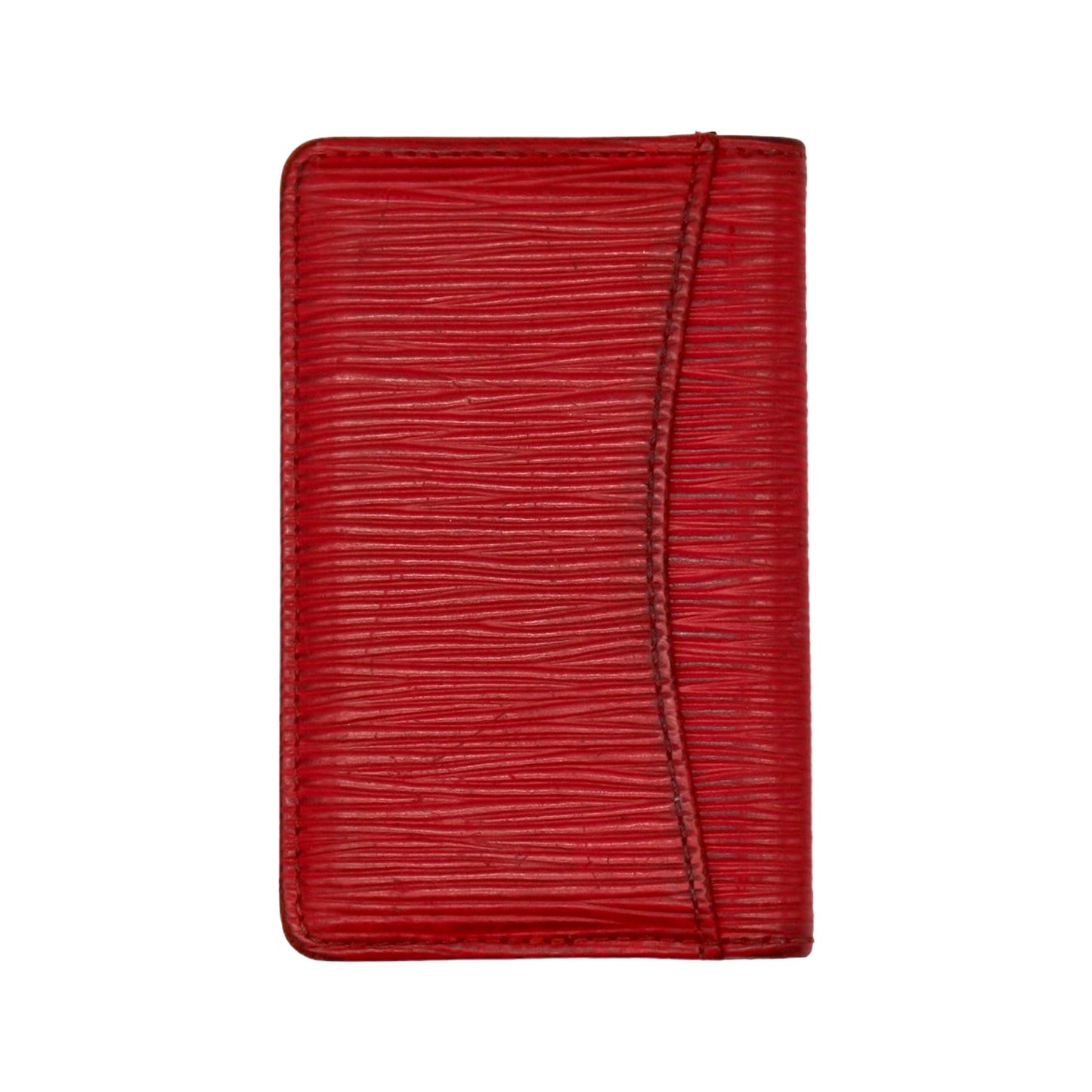 🔴 Louis Vuitton Pocket Organizer Wallet - Red Epi Leather