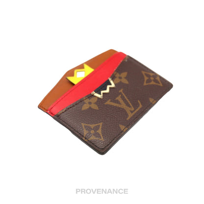 🔴 Louis Vuitton Card Holder Wallet - Tribal Mask Monogram