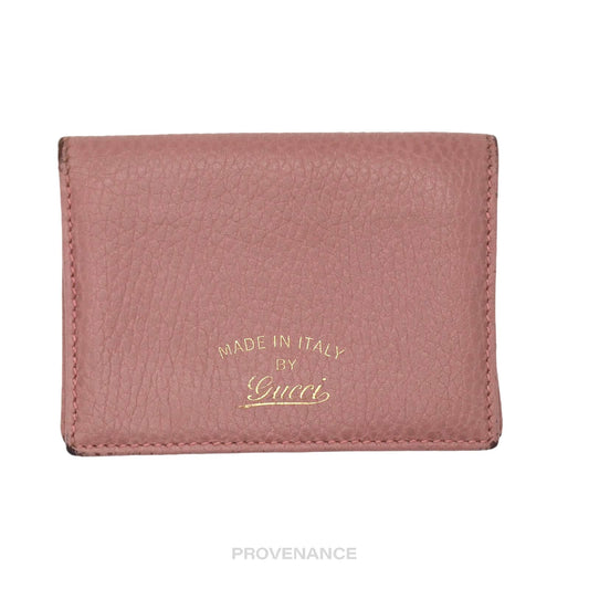 🔴  Gucci Pocket Organizer Wallet - Powder Pink