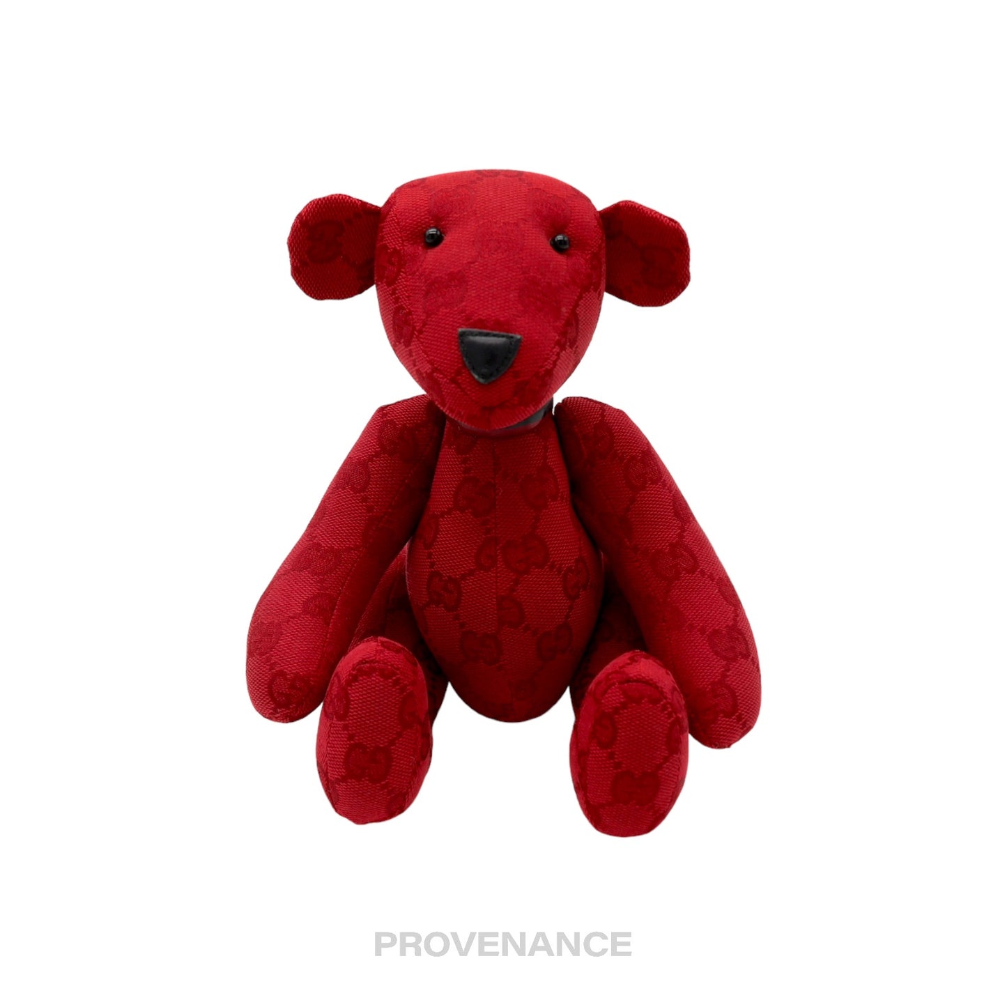 🔴 Gucci Teddy Bear - Red GG Canvas