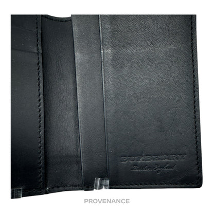 🔴 Burberry Pocket Organizer Wallet - Nova Check Black