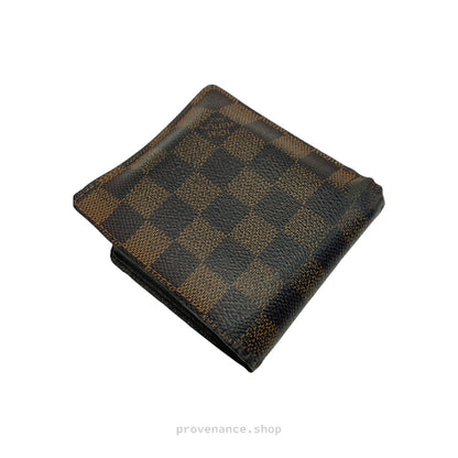 🔴 Louis Vuitton Marco Wallet - Damier Ebene