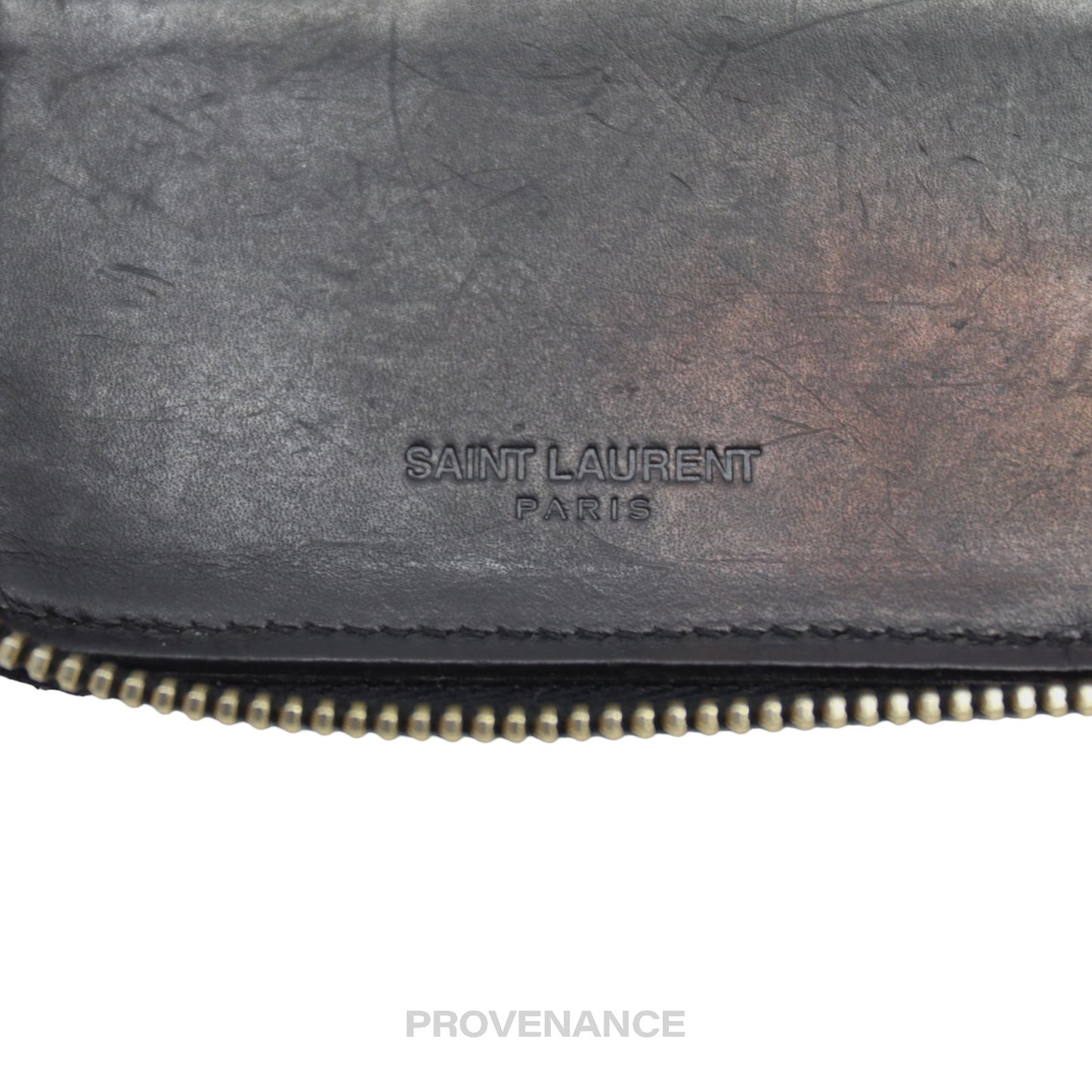 🔴 Saint Laurent Paris SLP Zip Long Wallet - Monogram