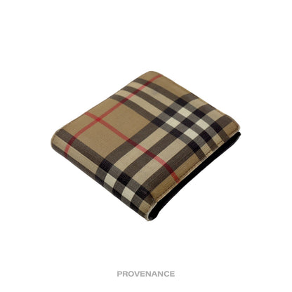 🔴 Burberry Bifold Wallet - Nova Check