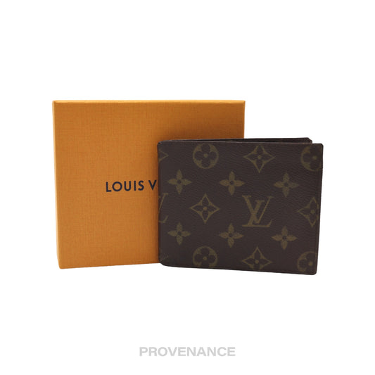 🔴 Louis Vuitton Bifold Wallet - Monogram Small "f"