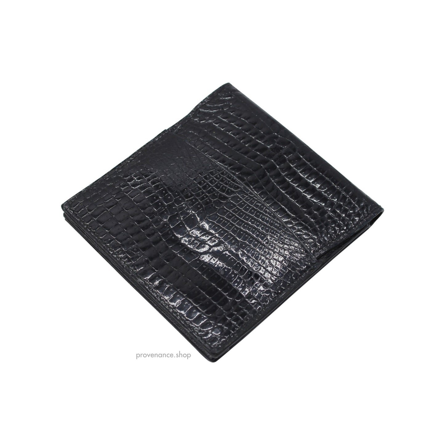 🔴 Gucci Cardholder Wallet - Black Crocodile