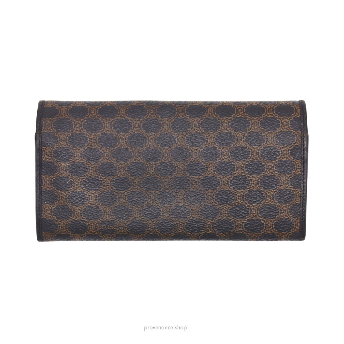 🔴 Celine Triomphe Long Wallet - Black