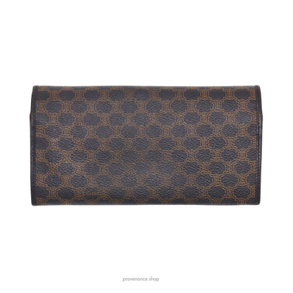 🔴 Celine Triomphe Long Wallet - Black