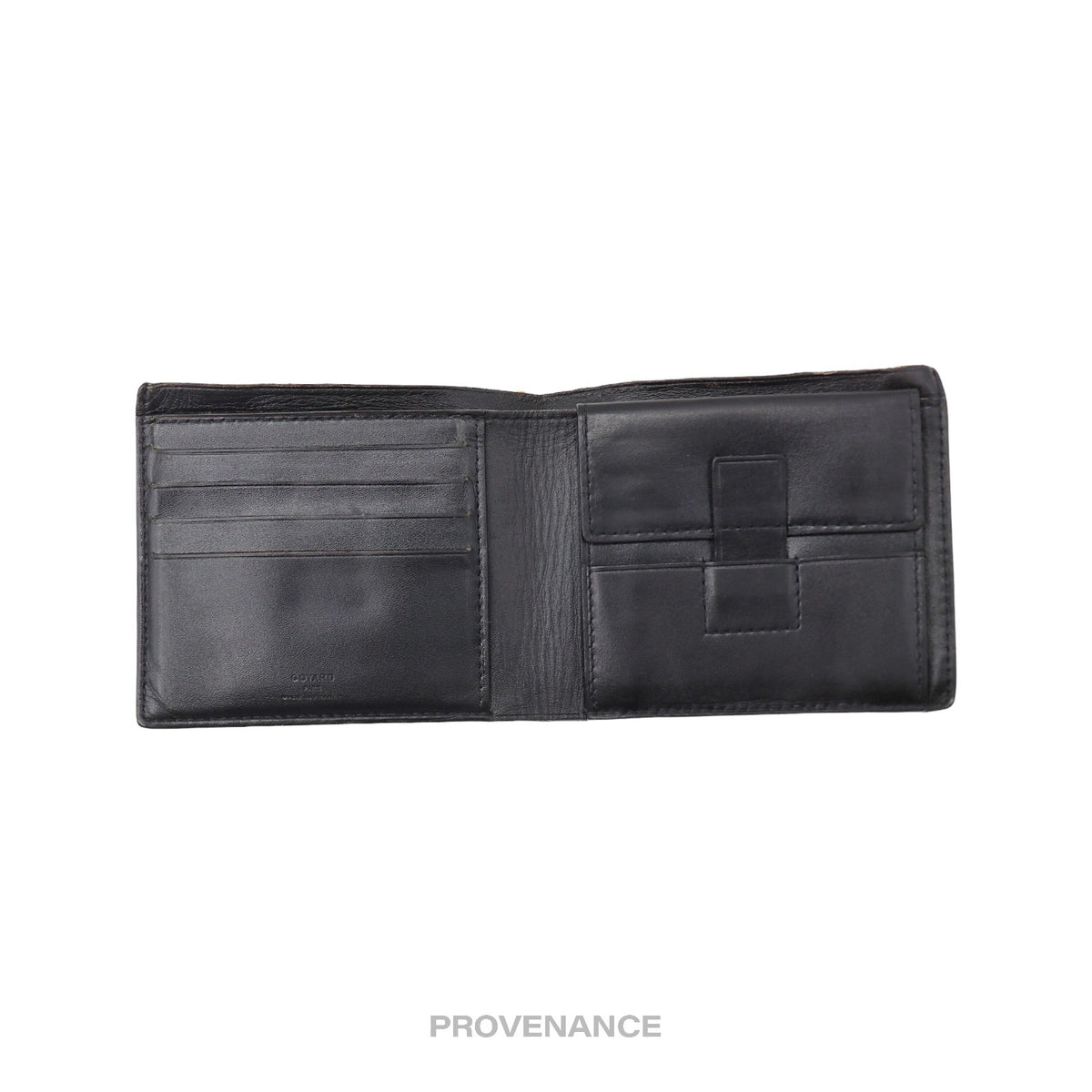 🔴 Goyard St. Florentin Wallet - Black Goyardine