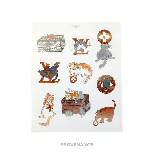 🔴 Louis Vuitton Sticker Set Sheet - THE BOOK #9