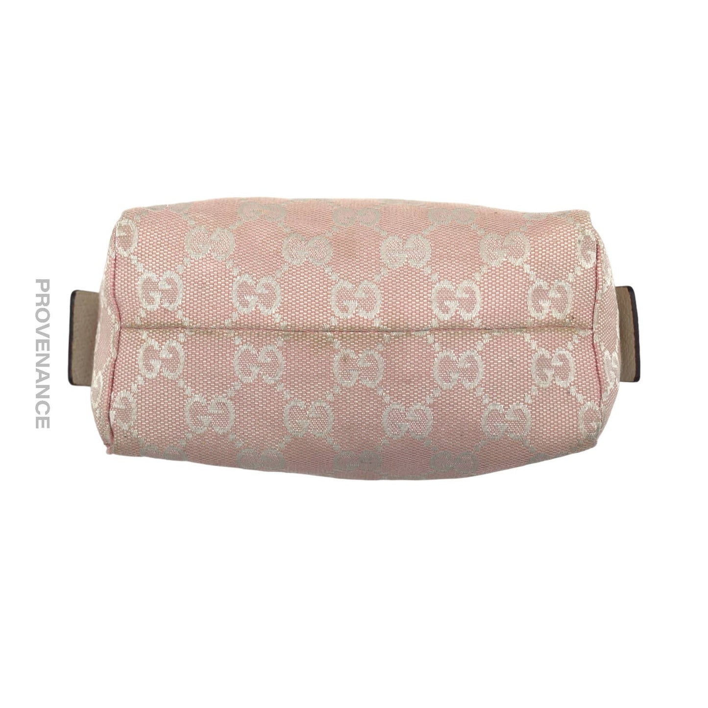 🔴 Gucci Cosmetic Pouch - Powder Pink GG Canvas Heart