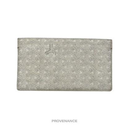 🔴 Goyard Richelieu Long Wallet - White Goyardine