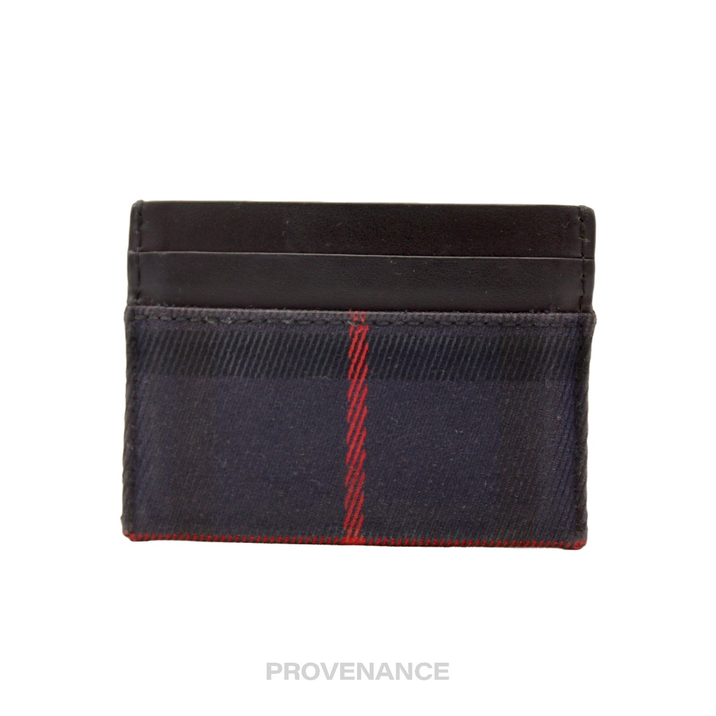 🔴 Burberry Card Holder Wallet - Navy Check