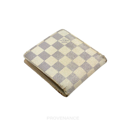 🔴 Louis Vuitton Marco Wallet - Damier Azur