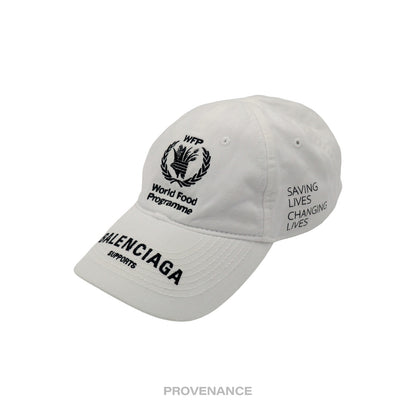 🔴 Balenciaga WFP Cap - White