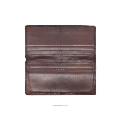 🔴 Givenchy Long Wallet - Ostrich Leather