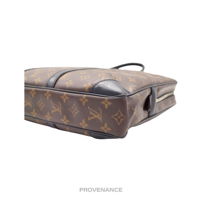 🔴 Louis Vuitton PDV Briefcase Bag - Monogram Macassar