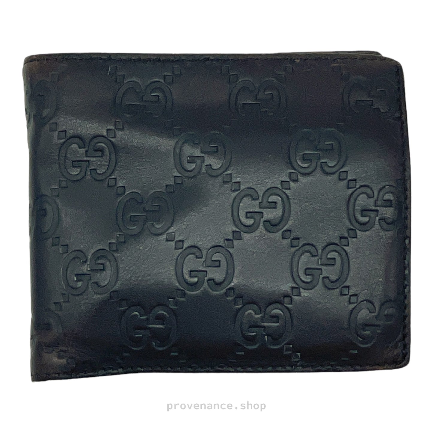 🔴 Gucci GG Guccissima Bifold Wallet - Dark Chocolate