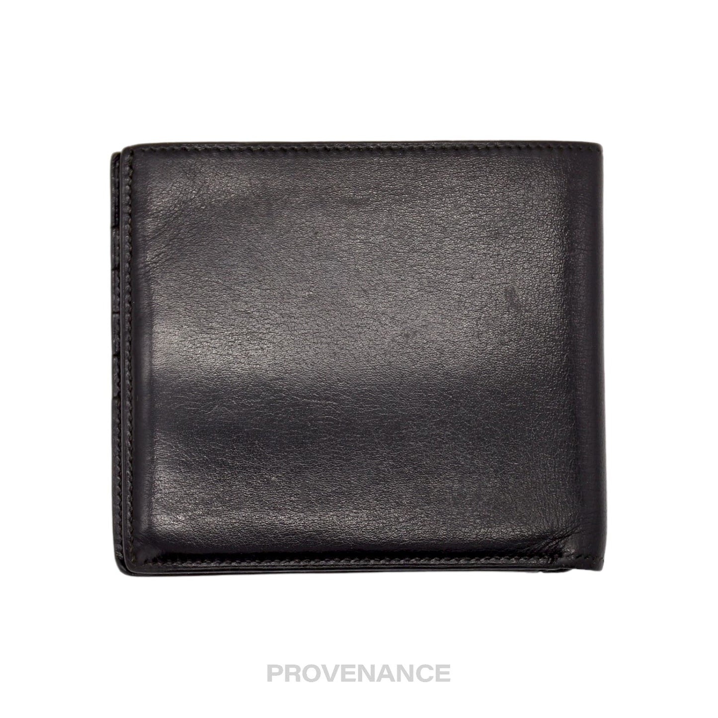 🔴 Hermès 10CC Compact Wallet - Black Noir Box Calfskin