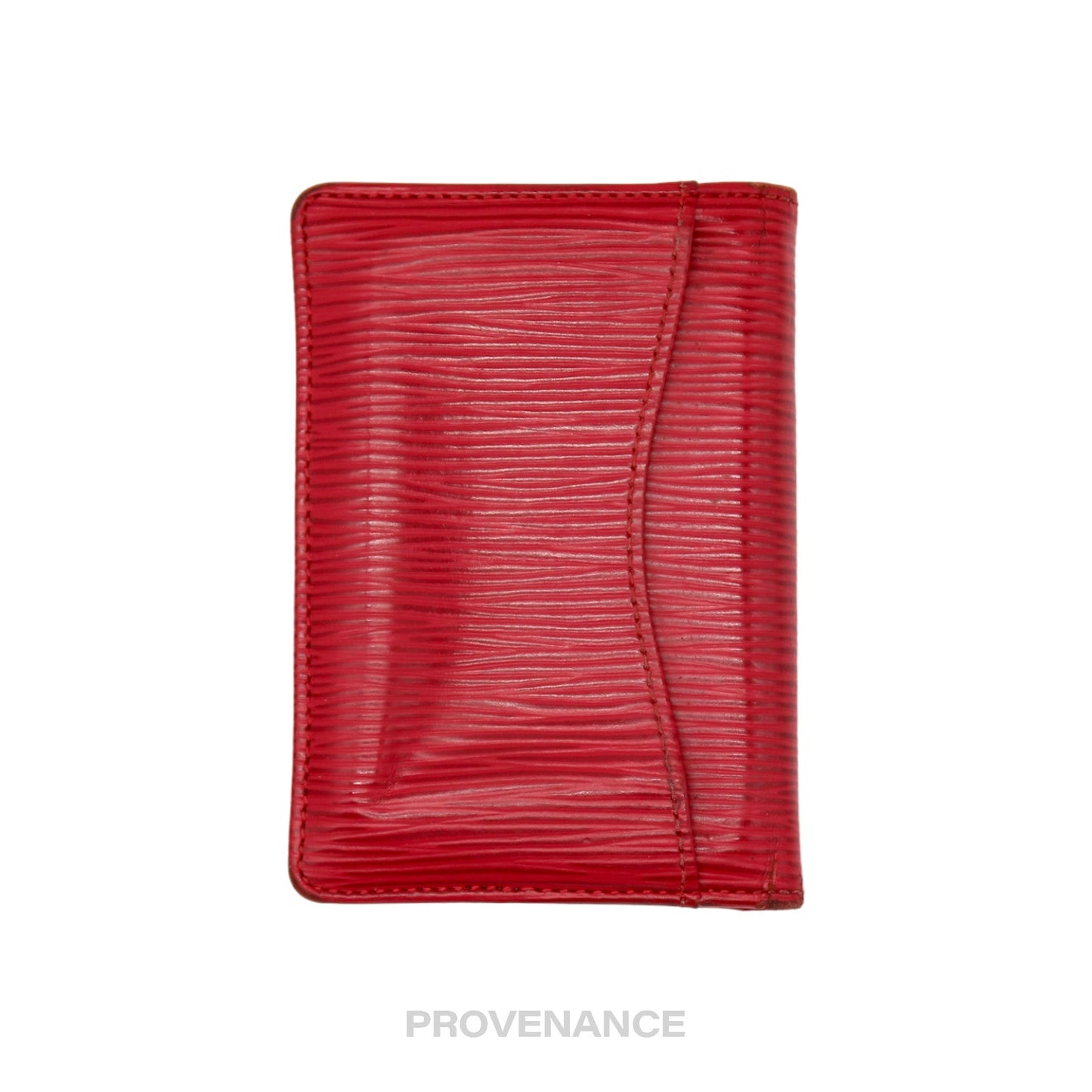 🔴 Louis Vuitton Pocket Organizer - Red Epi Leather