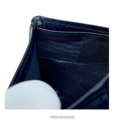🔴 Chanel 8CC Bifold Wallet - Black Quilted Calfskin