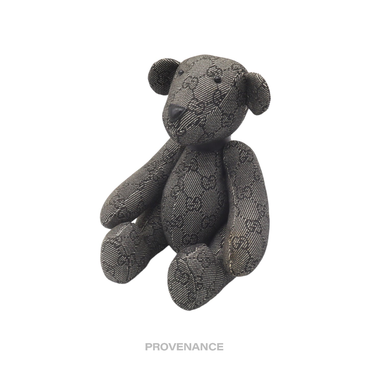 🔴 Gucci Teddy Bear - Charcoal GG Canvas