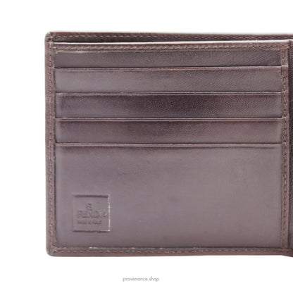 🔴 Fendi Bifold Wallet - FF Zucca