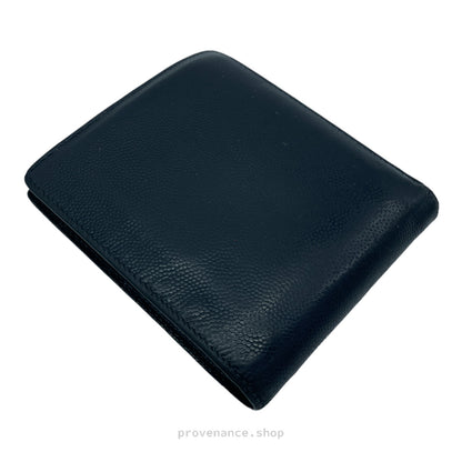 🔴 Saint Laurent Paris SLP Bifold Wallet - Navy