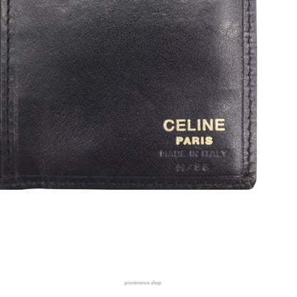 🔴 Celine Triomphe Long Wallet - Black