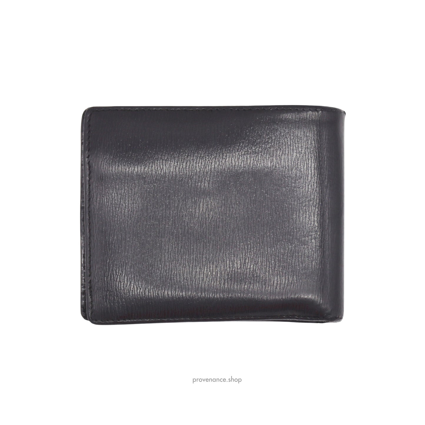 🔴 Givenchy Gentleman Bifold Wallet - Black Leather