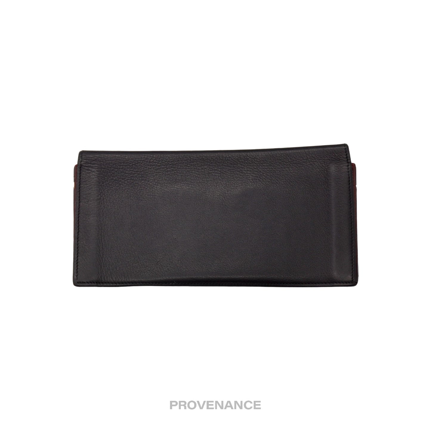 🔴 Cartier Long Wallet - Black Calfskin Leather